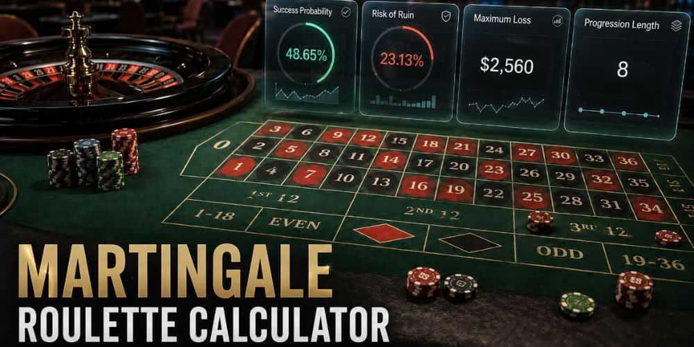 Martingale Roulette Calculator a Free Progression & Risk Tool.